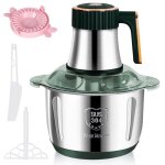 Hachoir lectrique - 500 w - bol inox 5 l - 6 lames inox - mixeur - 5 vitesses - 15