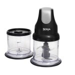Hachoir �lectrique - ninja - express chop - nj1002eubk - mini hachoir et mixeur compact - 200 w - 2 bols ...