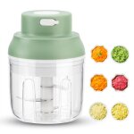 Hachoir �lectrique rechargeable usbmini coupe legumes capacit� de 250 ml mini hachoir de cuisine avec ...