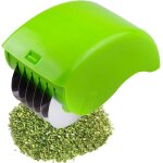 Hachoir  herbes coupe - lgumes lames en acier inoxydable coupe - oignons ciboulette menthe avec protge ...