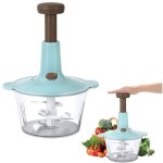 Hachoir  lgumes - 2 l - hachoir  lgumes - hachoir multifonction - robot culinaire manuel facile  ...
