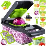 Hachoir � l�gumes hachoir � oignons professionnel hachoir multifonction 14 en 1 coupe - l�gumes