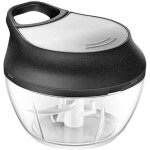 Hachoir manuel pour aliments - hachoir à oignons et légumes - mini hachoir pour noix et viandes noir Hachoir manuel pour aliments - hachoir à oignons et légumes - mini hachoir pour noix et viandes noir