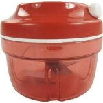 Hachoir multifonction coupe - oignons et l�gumes manuel en acier inoxydable avec technologie � cordon ...