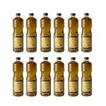 Hacienda ortigosa - lot 12 x huile dolive extra vierge espagne bouteille 1l pet Hacienda ortigosa - lot 12 x huile dolive extra vierge espagne bouteille 1l pet