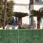 Haie artificiel brise 3 x 1m clture en lierre protection uv feuilles en soie brise vue dcoratif vert ...