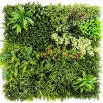 Haie artificielle végétale prairie color - synthaietik - plaque de 1m x 1m Haie artificielle végétale prairie color - synthaietik - plaque de 1m x 1m