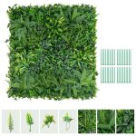 Haie de jardin artificiels extensible - relax4life - 7 types de plantes mixtes - 4 panneaux muraux en ...