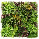 Haie vgtale artificielle wood color - synthaietik - plaque de 1m x 1m