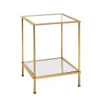 Haku m�bel - 20287 - haku mobel table basse metal dore l 39 x p 39 x h 55 cm