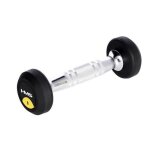 Haltre en caoutchouc - hms hg pro - 50 kg - prise scurise - rduit le bruit - noir