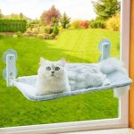 Hamac pour chat - pliable - ventouses stables - charge max 15kg - int�rieur