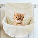 Hamac pour chat lit suspendu panier suspendu rebord de fentre cage solaire nid chaud dhiver fournitures ...