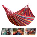 Hamac double coton 240x150 cm avec sangles darbre 2 personnes jardin camping intérieur / extérieur bleu ... Hamac double coton 240x150 cm avec sangles darbre 2 personnes jardin camping intérieur / extérieur bleu ...