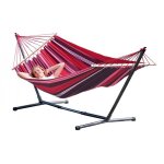 Hamac elltex et support acier summerset - amazonas - fuego - jardin - adulte Hamac elltex et support acier summerset - amazonas - fuego - jardin - adulte