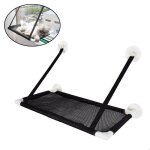 Hamac de fen�tre chat ventouse capacit� de charge maximale 20kg noir 60x31cm amovible