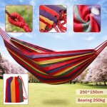 Hamac jardin exterieur pour jardin dinterieur hamac double toile de hamac rouge yyv