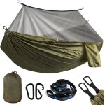 Hamac moustiquaire hamacs suspendus 300kg capacit� charge hamac exterieur suspendu bivouac tente pliable ...