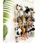 Hamac de rangement pour jouets en peluche corde de coton tissée à la mainorganisateur suspendu pour chambre ... Hamac de rangement pour jouets en peluche corde de coton tissée à la mainorganisateur suspendu pour chambre ...