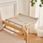 Hamac suspendu pour chat en bois - lit pour chat � accrocher sur fen�trechaise ou rebordsdesign confortable ...