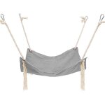 Hamac suspendu pour chat lit de sommeil pour petits animaux 47x47 cm gris animalerie > rongeur > accesso ...