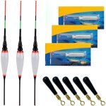 Haopyou flotteurs peche led bouchon peche led de nuit pour la pche la carpe dans les lacs ou les rivires ...
