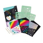 Hape toys - coffret artistique tableaux  gratter - hape