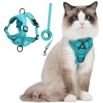 Harnais chat - harnais petit chien avec laisse rglable respirant reflchissant laisses colliers chat ...