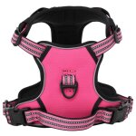 Harnais pour chien - rose - taille l - r�glable - avec laisse et collier
