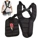 Harnais � double bandouli�re �paule rembourr�e boutonnage pour d�broussailleuse tondeuse stihl husqvarna ...