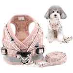 Harnais et laisses pour chiens anti traction réglable réfléchissant mesh rembourré harnais veste pour ... Harnais et laisses pour chiens anti traction réglable réfléchissant mesh rembourré harnais veste pour ...