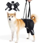 Harnais de levage pour chienharnais handicap� pattes arrierepour pattes arri�re avec poign�e amovible ...