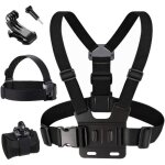 Harnais de poitrine + fixation harnais tete bandeau + fixation poignetsupport gopro accessoires pour ... Harnais de poitrine + fixation harnais tete bandeau + fixation poignetsupport gopro accessoires pour ...