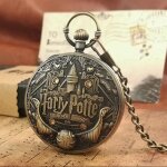 Montre musicale de poche - harry potter - gousset - acier - 56 cm - 135g