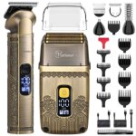 Hatteker rasoir Électrique homme 4 en 1 tondeuse cheveux rasoir à grille tondeuse barbe kit de soin homme ... Hatteker rasoir Électrique homme 4 en 1 tondeuse cheveux rasoir à grille tondeuse barbe kit de soin homme ...