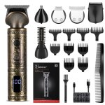 Hatteker tondeuse cheveux homme 6 en 1 ? tondeuse barbe corps nez pr�cision �tanche usb rechargeable ...