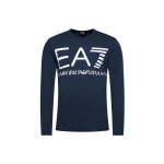 Haut � manches longues emporio armani 6kpt30 - 1554 homme bleu marine ajustement classique s