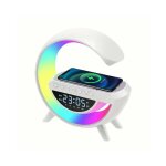 Haut - parleur bluetooth  affichage numrique 3 en 1 veilleuse avec chargeur sans fil