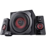 Haut - parleurs pc - swrose - gxt 38 2. 1 - 120 w - subwoofer 7 pouces - 2. 1 canaux - noir / rouge - ...