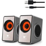 Haut - parleur pc - woopso - s206 - 12w - double diaphragme - usb