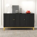 Haute qualit nouveau design lgant et lgant buffet 3 portes avec dessus de table en marbre pour cuisine ...