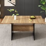 Haute qualité nouveau design table à manger extensible 140 180 * 80cm pour 4 - 6 personnes table à manger ... Haute qualité nouveau design table à manger extensible 140 180 * 80cm pour 4 - 6 personnes table à manger ...