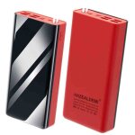 Hazealdemi� batterie externe 30000mah chargeur portable 4 sorties / 3 entr�es et lcd ecran / led lampe ...