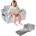 Hb. ye canap� pliant pour enfants rembourr� en �ponge canap� - lit 2 en 1 convertible b�b�s fauteuil ...