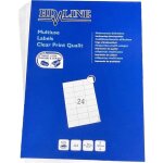 Hd - line lot de 2400 �tiquettes dadresse autocollantes imprimables mates en papier vierge 70 x 37 mm ...