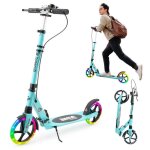 Hd008 trottinette sangle de transport incluse roues led suspension avant - arri�re enfants & adultes ...