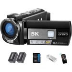 Hdr - ae20 5k camscope 56mp high - def appareil photo numrique avec zoom numrique 18x irwififonction ...
