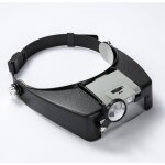 Headband loupes 1. 5x 3x 6. 5x 8x loupe lunettes avec 2 lampes led frontale pour les réparations lecture ... Headband loupes 1. 5x 3x 6. 5x 8x loupe lunettes avec 2 lampes led frontale pour les réparations lecture ...