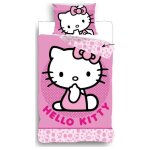Hello kitty - parure de lit - housse de couette 140x200 cm + taie - 65x65 cm - neuf.