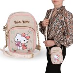 Hello kitty sachet en lin petit sac � main avec sangle r�glable mini sac � main pour jeunes 17x5x12 cm ...